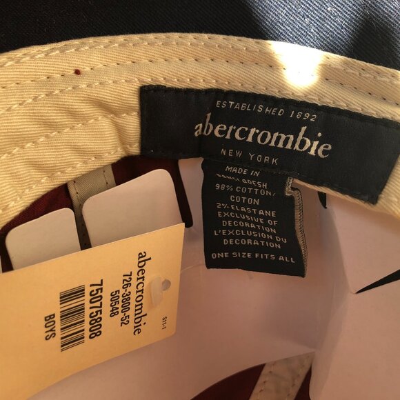 NEW Y2K 90's abercrombie Logo Boys Cap - Picture 11 of 11